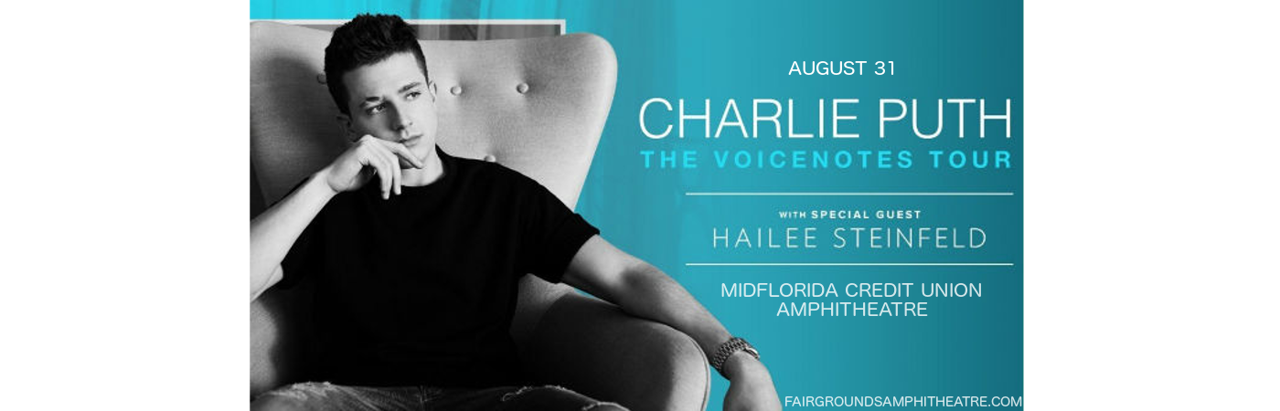 Charlie Puth & Hailee Steinfeld at MidFlorida Credit Union Amphitheatre