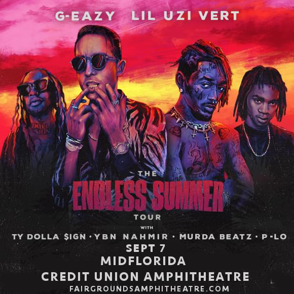 G-Eazy, Ty Dolla Sign & Lil Uzi Vert at MidFlorida Credit Union Amphitheatre