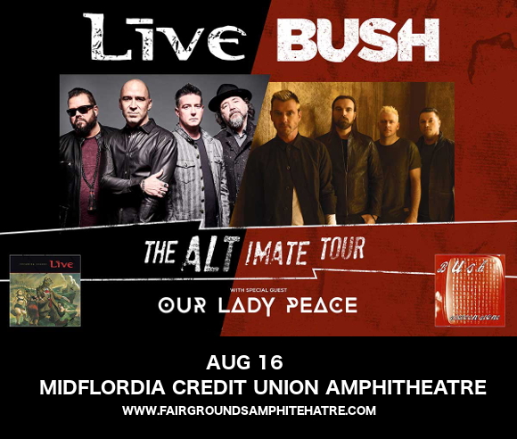 Live, Bush & Our Lady Peace at MidFlorida Credit Union Amphitheatre