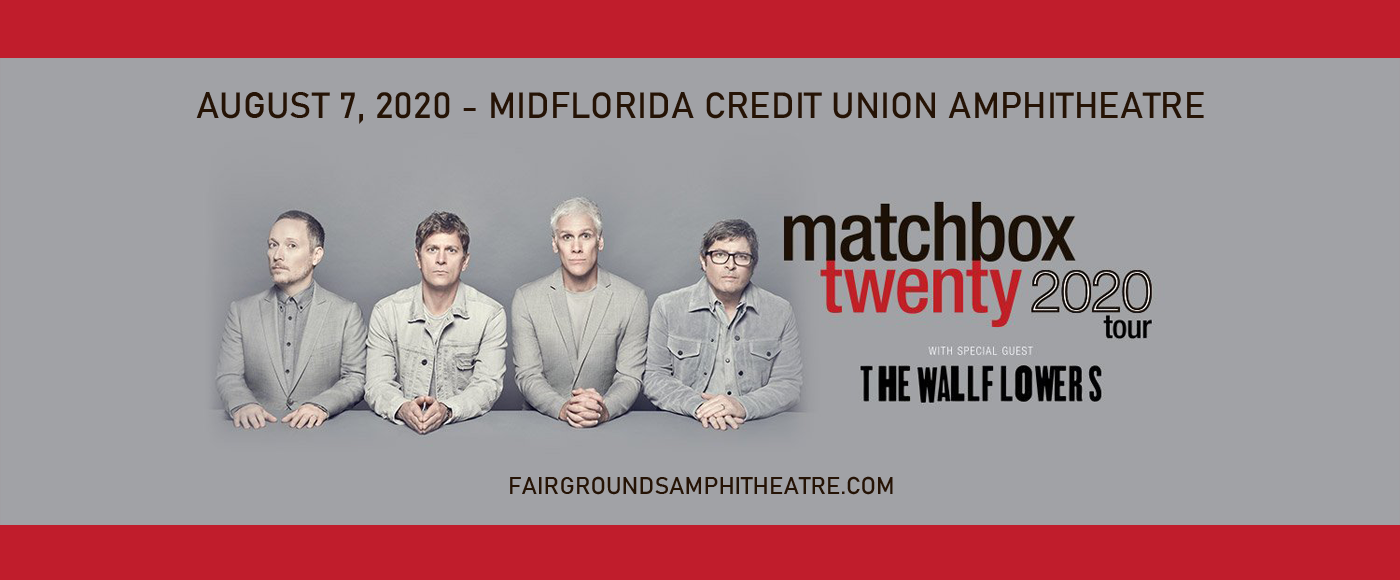 Matchbox Twenty & The Wallflowers at MidFlorida Credit Union Amphitheatre tickets Matchbox Twenty & The Wallflowers at MidFlorida Credit Union Amphitheatre