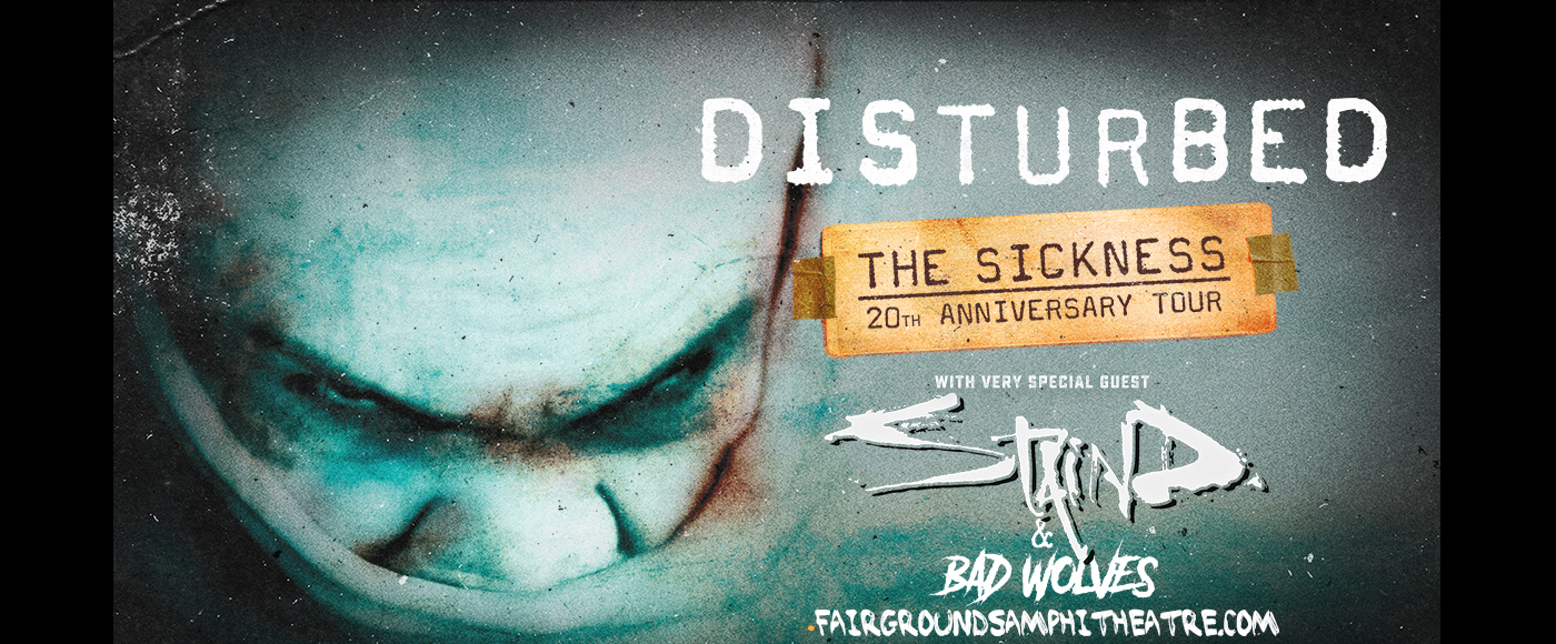 Disturbed, Staind & Bad Wolves [CANCELLED] at MidFlorida Credit Union Amphitheatre