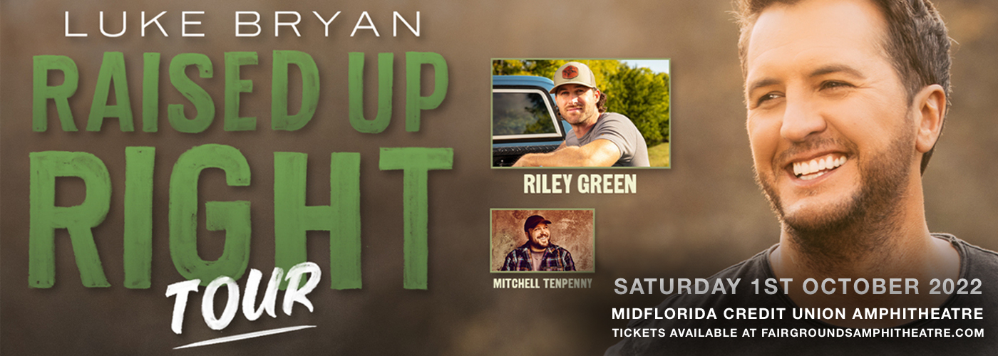 Luke Bryan, Riley Green & Mitchell Tenpenny at MidFlorida Credit Union Amphitheatre tickets Luke Bryan, Riley Green & Mitchell Tenpenny at MidFlorida Credit Union Amphitheatre