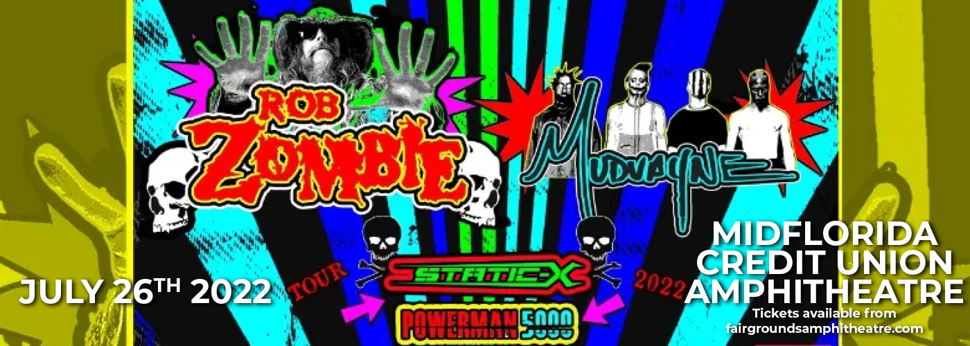 Rob Zombie & Mudvayne: Freaks On Parade Tour with Static-X & Powerman5000 at MidFlorida Credit Union Amphitheatre