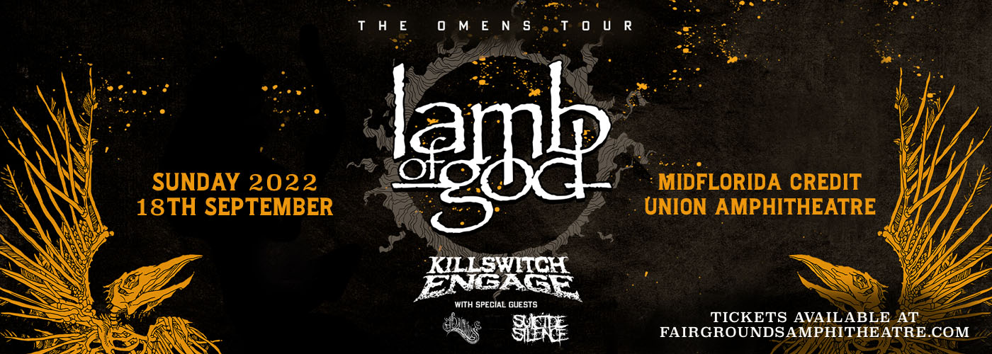 Lamb Of God, Killswitch Engage, Baroness & Suicide Silence at MidFlorida Credit Union Amphitheatre