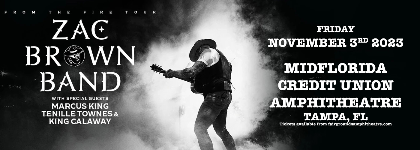 Zac Brown Band: From the Fire Tour with King Calaway at MidFlorida Credit Union Amphitheatre