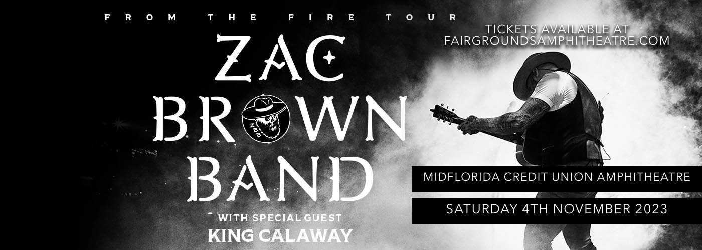 Zac Brown Band & King Calaway at MidFlorida Credit Union Amphitheatre
