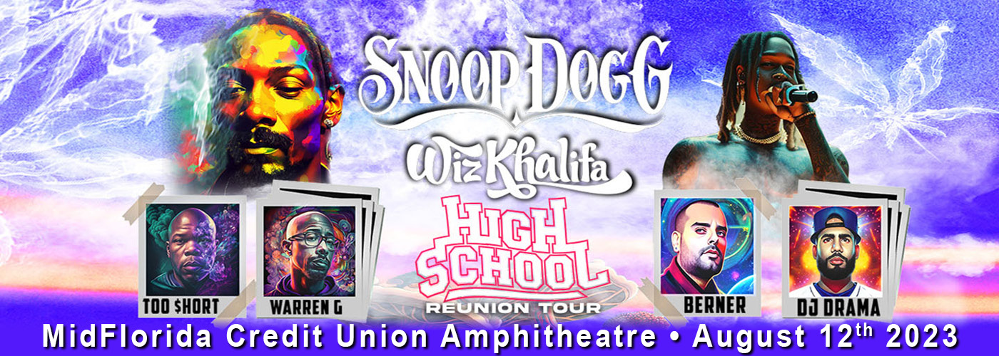 Snoop Dogg, Wiz Khalifa & Too Short at MidFlorida Credit Union Amphitheatre