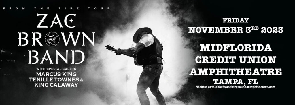 Zac Brown Band at MidFlorida Credit Union Amphitheatre At The Florida State Fairgrounds
