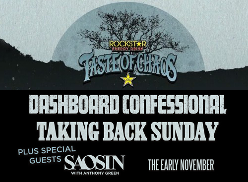 Taste of Chaos: Dashboard Confessional, Taking Back Sunday, Saosin & The Early November at MidFlorida Credit Union Amphitheatre