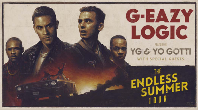 G-Eazy, Logic, Yo Gotti & YG at MidFlorida Credit Union Amphitheatre