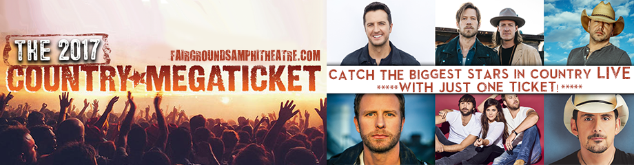 2017 Country Megaticket Tickets (Includes All Performances) at MidFlorida Credit Union Amphitheatre