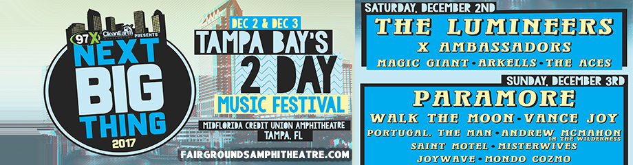 97X Next Big Thing: The Lumineers, X Ambassadors, MAGIC GIANT & Arkells at MidFlorida Credit Union Amphitheatre