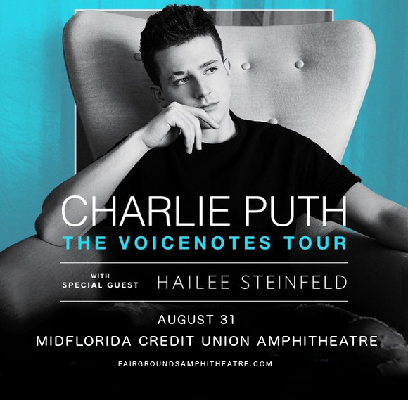 Charlie Puth & Hailee Steinfeld at MidFlorida Credit Union Amphitheatre