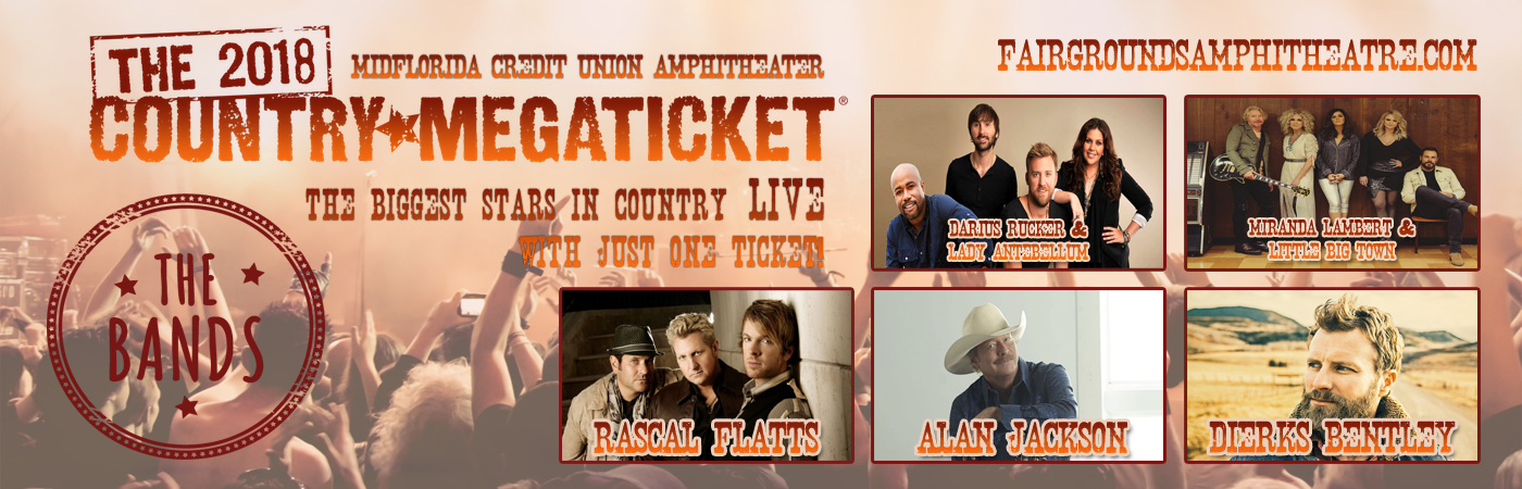2018 Country Megaticket Tickets (Includes All Performances)