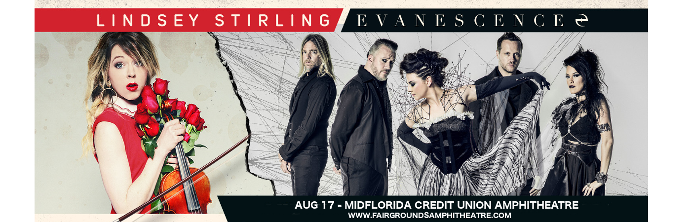 Lindsey Stirling & Evanescence at MidFlorida Credit Union Amphitheatre