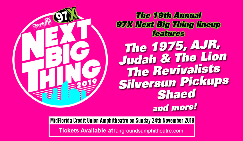 97X Next Big Thing at MidFlorida Credit Union Amphitheatre