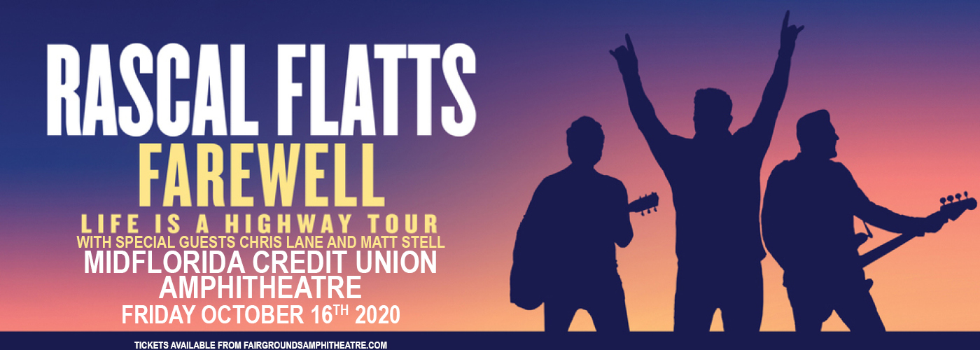 Rascal Flatts [CANCELLED] at MidFlorida Credit Union Amphitheatre