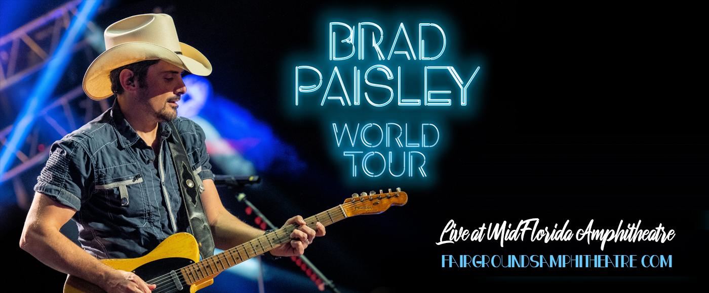 Brad Paisley, Jordan Davis & Gabby Barrett [CANCELLED] at MidFlorida Credit Union Amphitheatre