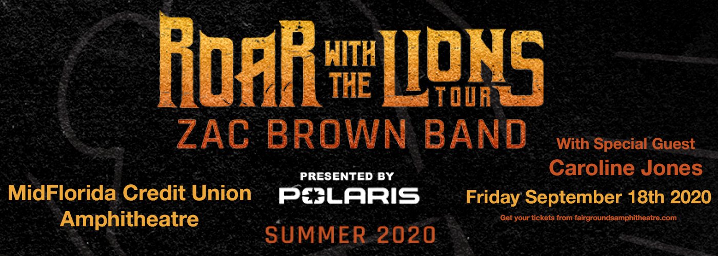 Zac Brown Band [CANCELLED] at MidFlorida Credit Union Amphitheatre