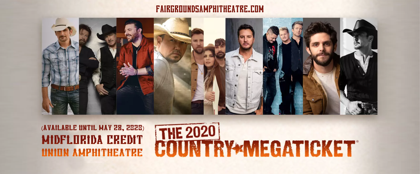 Country Megaticket (Includes Tickets To All Performances) [CANCELLED] at MidFlorida Credit Union Amphitheatre