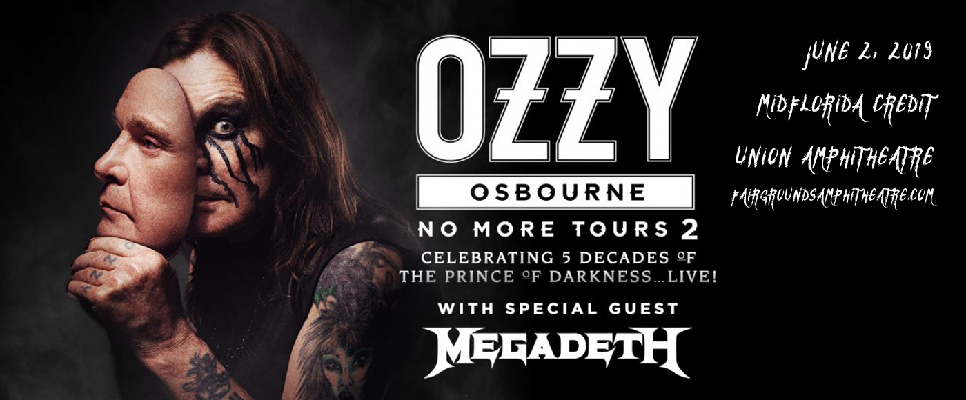 Ozzy Osbourne & Megadeth [CANCELLED] at MidFlorida Credit Union Amphitheatre