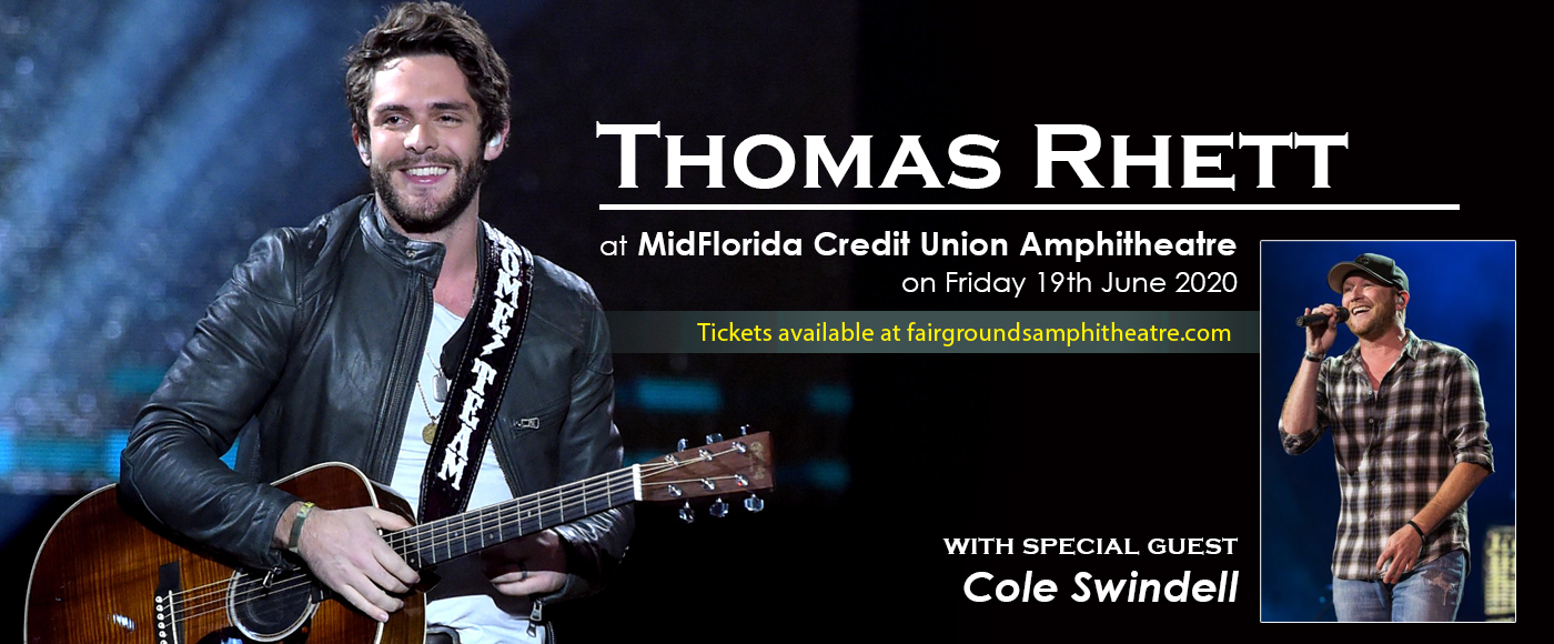 Thomas Rhett & Cole Swindell at MidFlorida Credit Union Amphitheatre tickets Thomas Rhett & Cole Swindell at MidFlorida Credit Union Amphitheatre
