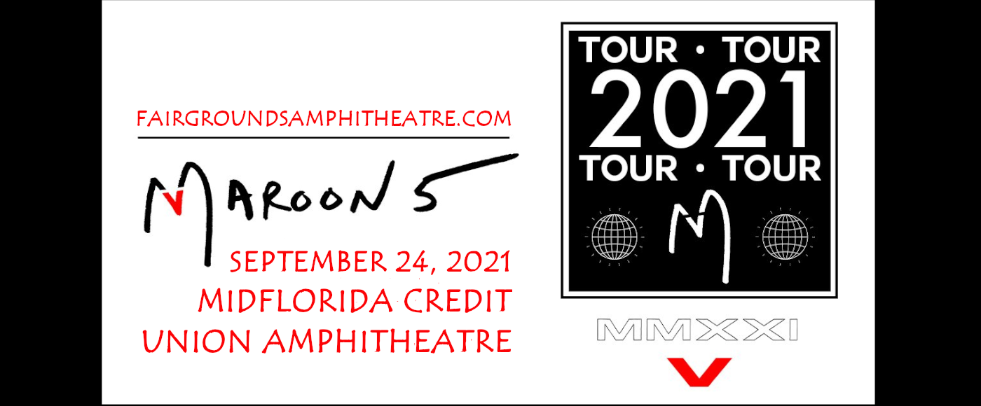 Maroon 5 & Meghan Trainor at MidFlorida Credit Union Amphitheatre tickets Maroon 5 & Meghan Trainor at MidFlorida Credit Union Amphitheatre