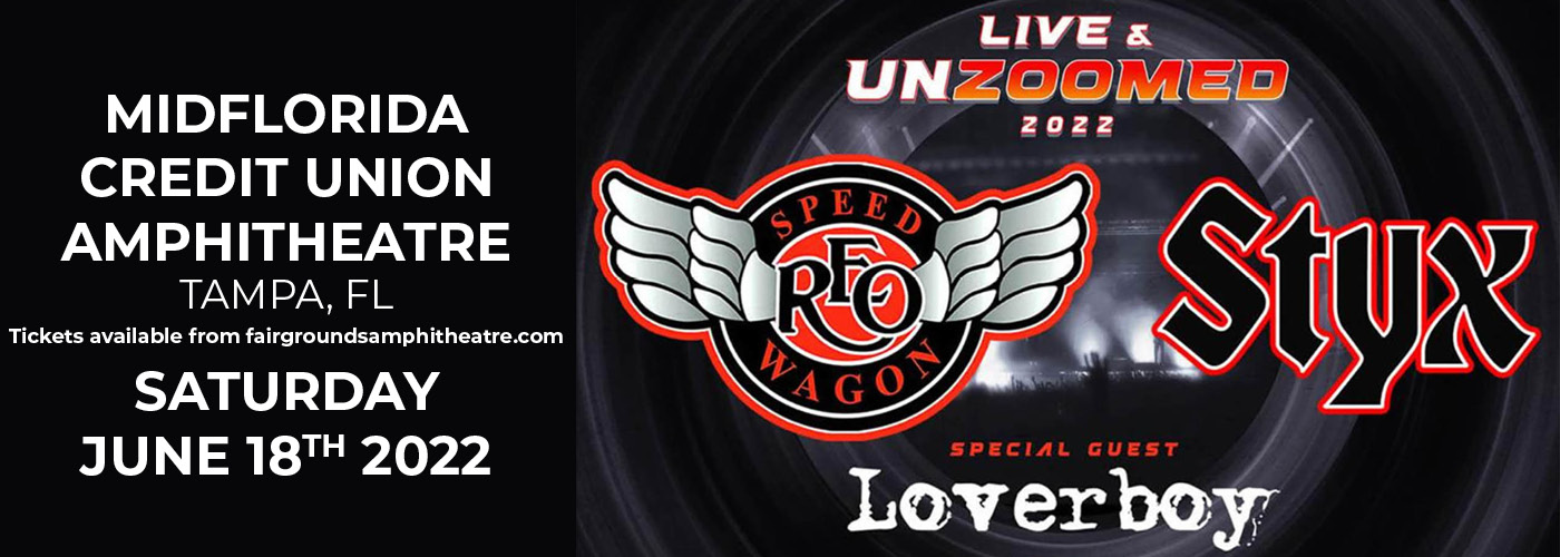REO Speedwagon and Styx: Live and Unzoomed 2022 Tour