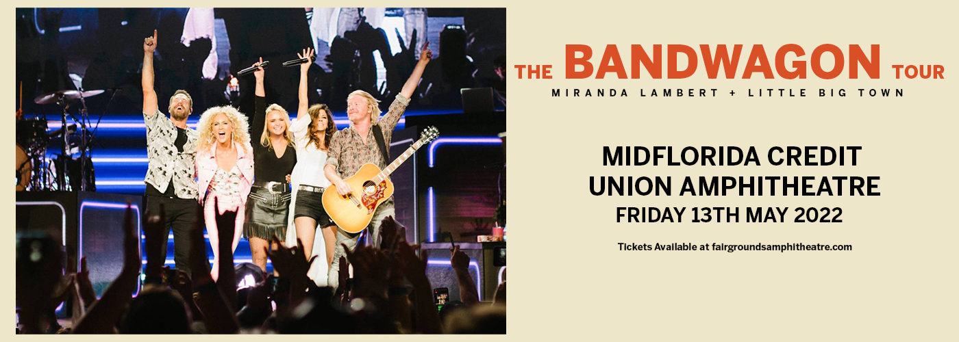 Miranda Lambert & Little Big Town at MidFlorida Credit Union Amphitheatre tickets Miranda Lambert & Little Big Town at MidFlorida Credit Union Amphitheatre