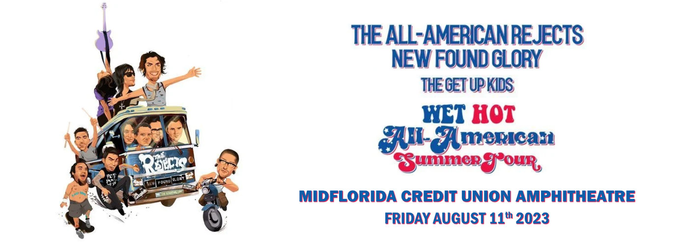 The All American Rejects, New Found Glory & The Get Up Kids