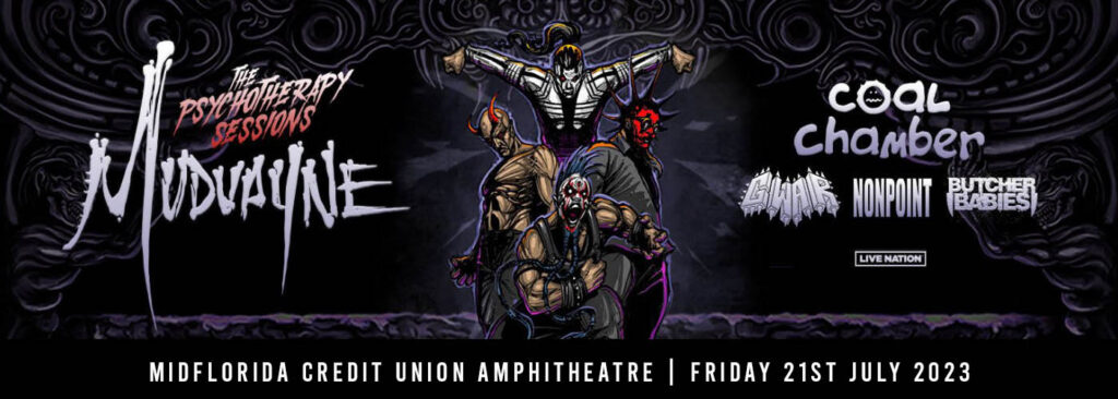 Mudvayne at MidFlorida Credit Union Amphitheatre At The Florida State Fairgrounds