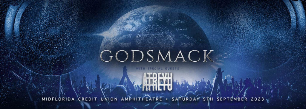 Godsmack & Atreyu at MidFlorida Credit Union Amphitheatre At The Florida State Fairgrounds