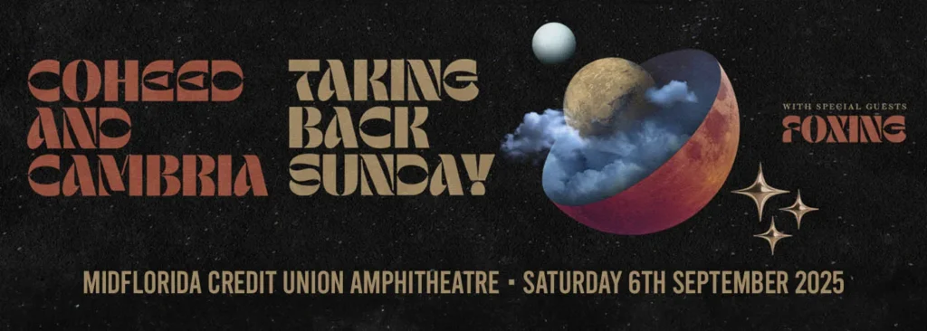 Coheed and Cambria & Taking Back Sunday at MidFlorida Credit Union Amphitheatre At The Florida State Fairgrounds
