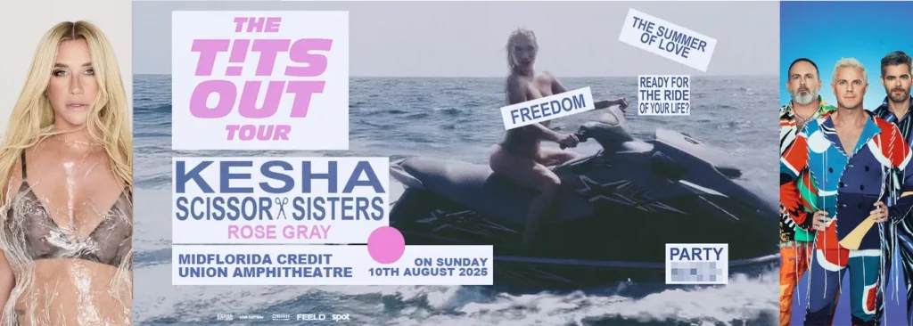 Kesha & Scissor Sisters at MidFlorida Credit Union Amphitheatre At The Florida State Fairgrounds