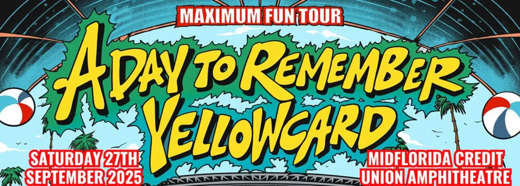 A Day To Remember & Yellowcard at MidFlorida Credit Union Amphitheatre At The Florida State Fairgrounds