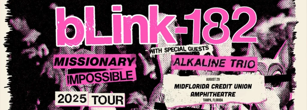 Blink-182 & Alkaline Trio at MidFlorida Credit Union Amphitheatre At The Florida State Fairgrounds