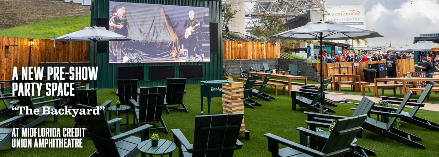 backyard screen MidFlorida Credit Union Amphitheatre 