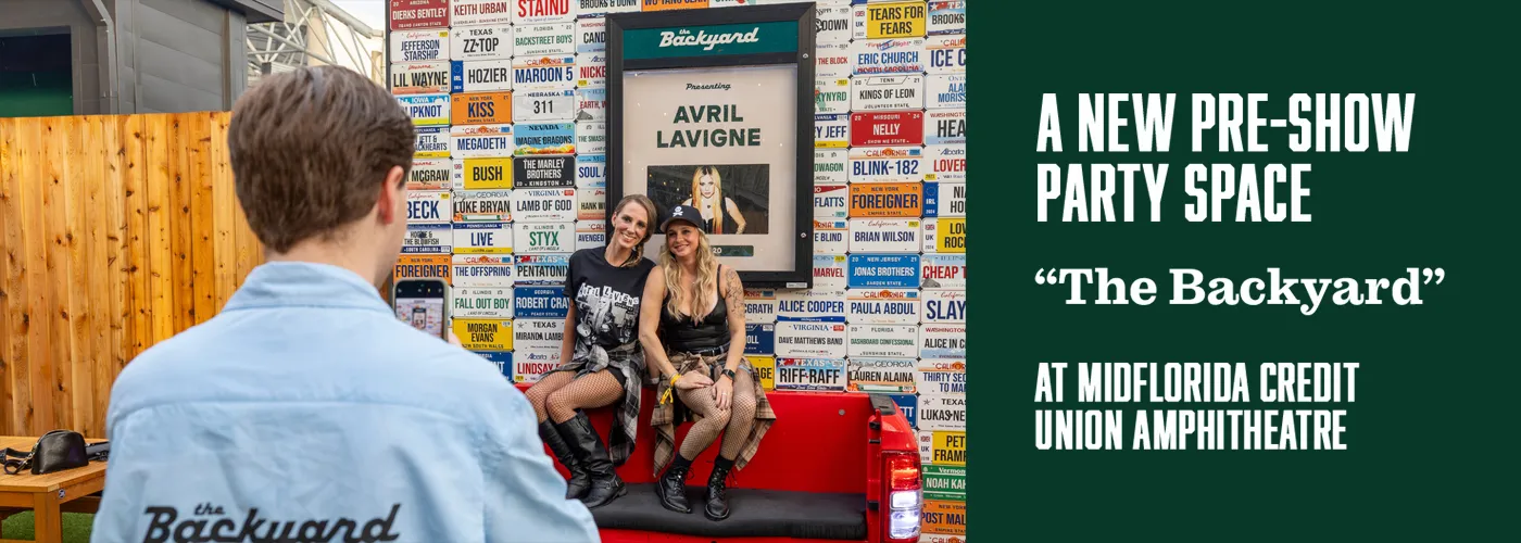 MidFlorida Credit Union Amphitheatre backyard photobooth