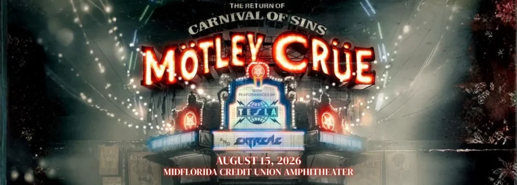 Motley Crue & Tesla at MidFlorida Credit Union Amphitheatre At The Florida State Fairgrounds