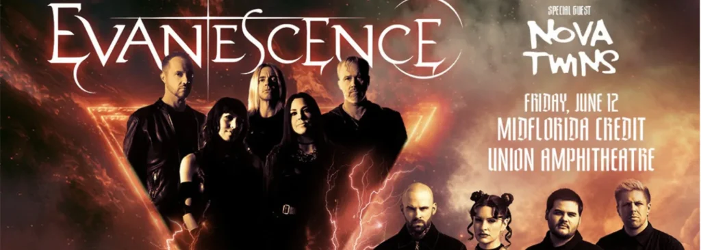 Evanescence at MidFlorida Credit Union Amphitheatre At The Florida State Fairgrounds