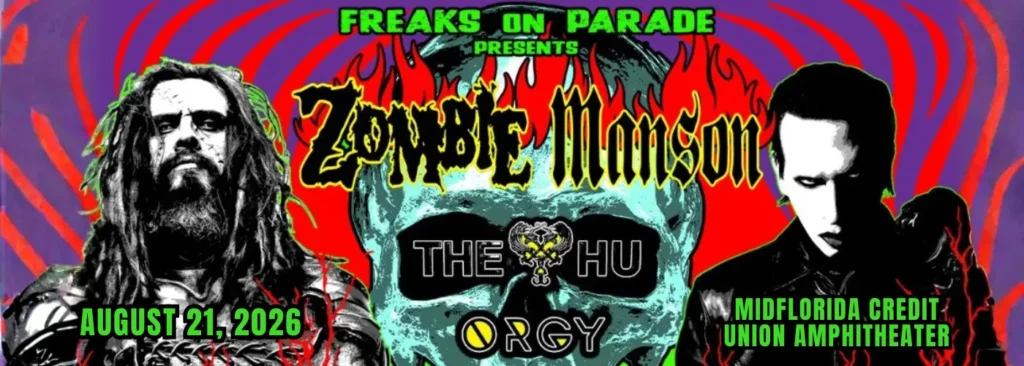 Rob Zombie & Marilyn Manson at MidFlorida Credit Union Amphitheatre At The Florida State Fairgrounds
