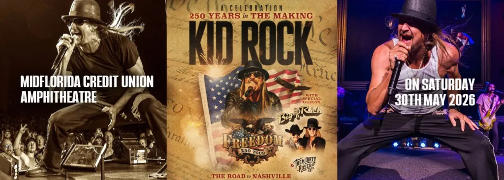 Kid Rock at MidFlorida Credit Union Amphitheatre At The Florida State Fairgrounds