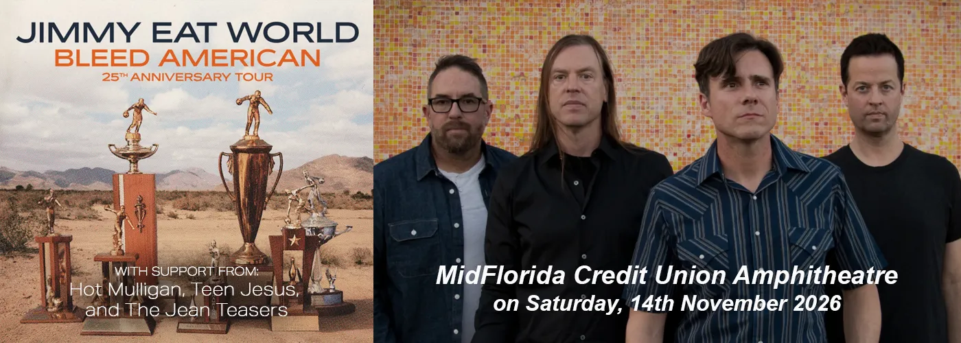 Jimmy Eat World, Hot Mulligan &amp; Teen Jesus and The Jean Teasers